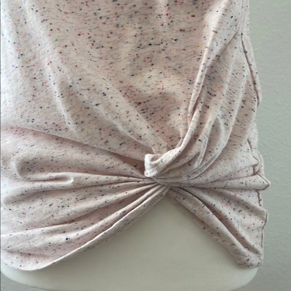 Speckled Pink Sleeveless Women's Top - Picture 2 of 7
